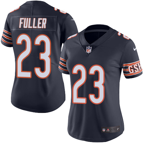 Women's Limited Kyle Fuller Nike Jersey Navy Blue - #23 Rush NFL Chicago Bears